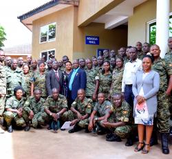 WHO and the Ministry of Health Train Members of the Armed Forces on Ebola Case Management