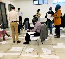 COVID-19 Data management team ( MOHSS, CDC, WHO, UNICEF, Health Information Systems Programme Namibia and other partners) is conducting a series of training sessions on data management targeting all regions and health districts.
