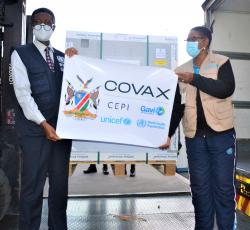 Namibia will received it first  24.000 AstraZeneca doses from the COVAX Facility on 16 on April 2021 