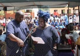 03 Headmistress Mrs. Sarjo Gassama and Idrissa Samba Sallah