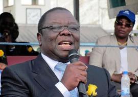 Prime Minister Tsvangirai making his remarks