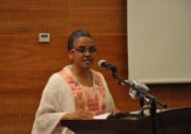 H.E. Mrs Roman Tesfaye, First Lady of Ethiopia, is the chair of the Ethiopian Cancer Control Committee.