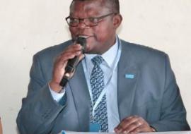 Dr Mufunda delivering statement on behalf of UN