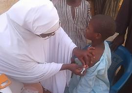 Reactive vaccinaation at a Kebbi health facility