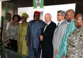 Across section of members of International and National Certification Team during a meeting with the Honourable Minister of Health, Prof. Onyenuchi Chukwu in Abuja recently