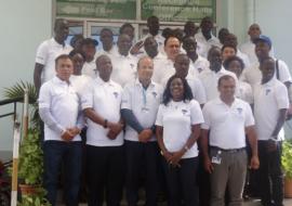 WCO South Sudan State Focal Points and Health Cluster Team in a group photograph at the workshop.