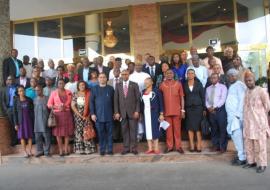 The WR, Permanent Secretary, FMOH and other stakeholders at the meeting