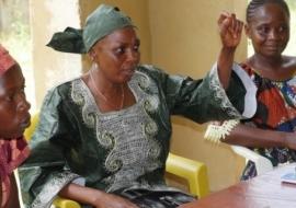 Ebola survivors tell their stories at the Survivors’ Conference in Kenema, Sierra Leone. WHO/S. Gborie