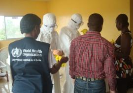 WHO participating in training Muslim community burial team