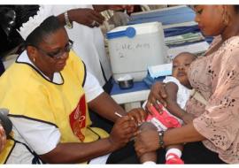 01 First child in the Federal Capital Territory to receive inactivated polio vaccine