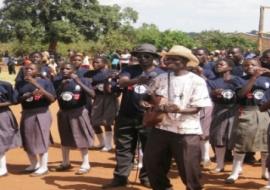 A performance by pupils during WMD