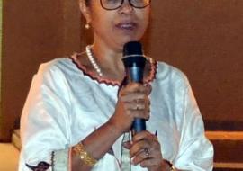 Dr. Djamila Cabral, membre de l’ASOB, Représentant de l’OMS au Burkina