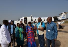 L'arrivée de la mission à Kissidougou