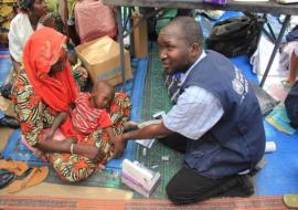 Mobile teams deliver healthcare to more than 400 000 in remote areas of north-eastern Nigeria