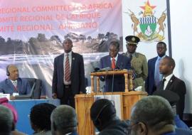 Presidente Robert Mugabe exorta os países africanos a priorizarem a saúde nas suas agendas nacionais de desenvolvimento