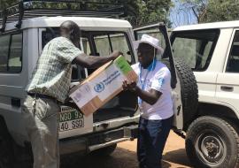 Medical supplies allocated to flood affected areas being dispatched to partners. Photo WHO