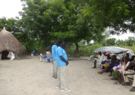 UNIDO clinical team carrying out health education