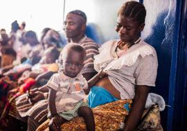 The ETAT programme aims to reduce waiting times for children in urgent need of care Photo: WHO/Acland O