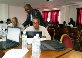 Practical training sessions going on Practical training sessions going on