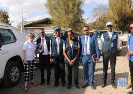 WHO/AFRO-UK High Level delegates started their visit in Ethiopia