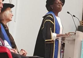 Dr Moeti Matshidiso was awarded the Honorary Fellowship of the London School of Hygiene and Tropical Medicine