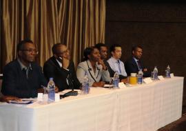 The top table following proceedings during the opening