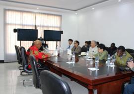 Governador de Nampula recebe em audiência o Embaixador de boa vontade da OMS para a eliminação da Lepra Governador de Nampula recebe em audiência o Embaixador de boa vontade da OMS para a eliminação da Lepra
