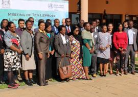 Participants and facilitators at the Leprosy Lower Burden Countries meeting Participants and facilitators at the Leprosy Lower Burden Countries meeting