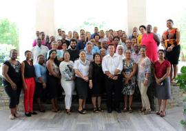 Group photo of participants NAPSH Seychelles