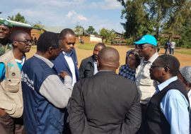 Ministry of Health, WHO and partners conduct first mission to evaluate Ebola outbreak in Mangina, in North Kivu