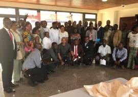 Group photograph of TB Parliamentary Caucus and other invited guest at the launching