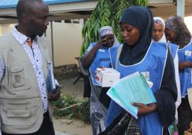 Motorized campaign creating awareness about the ongoing seasonal malaria campaign in Borno state. Photo-credit: WHO/C.E.Onuekwe Motorized campaign creating awareness about the ongoing seasonal malaria campaign in Borno state. Photo-credit: WHO/C.E.Onuekwe
