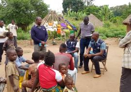 A team of experts undertaking follow up epidemiological investigations