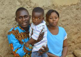 Ebola Survivor with Family