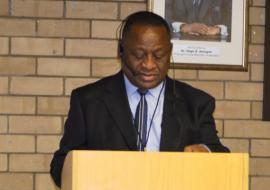 Minister of Health and Social Services, Hon. Dr. Kalumbi Shangula Minister of Health and Social Services, Hon. Dr. Kalumbi Shangula
