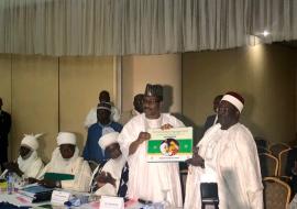NPHCDA CEO during the launch of Community engagement framework NPHCDA CEO during the launch of Community engagement framework