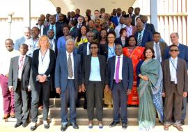 Ministry of Health officials from different countries and partners that are attending the International Meeting 