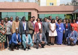 Group photo Cross Border Meeting on Health Security
