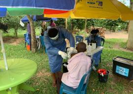 Community vaccinantion against Ebola Virus Disease in Kirombe Village, Kasese District Community vaccinantion against Ebola Virus Disease in Kirombe Village, Kasese District