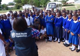 A few schools were visited to document challenges that children face on the road