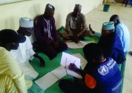 WHO supports health ambassadors in updating their registers after an immunization session at BHC Danfusan, Kiyawa LGA, Jigawa State WHO supports health ambassadors in updating their registers after an immunization session at BHC Danfusan, Kiyawa LGA, Jigawa State