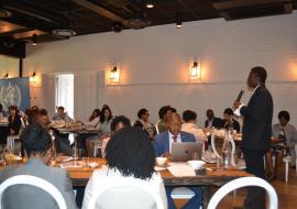 WHO Representative, Dr. Charles Sagoe-Moses WHO Representative, Dr. Charles Sagoe-Moses