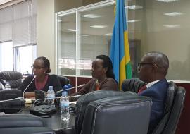 Minister of Health, Dr Diane Gashumba in Press Conference 
