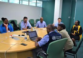Case Management Pillar trainers from WHO, CDC and Ministry of Health and Social Services Case Management Pillar trainers from WHO, CDC and Ministry of Health and Social Services