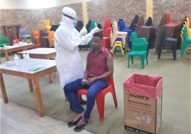 Kuisebmund Community Testing Centre in Walvisbay, Namibia