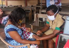 Ghana’s community nurses deliver child health care amid COVID-19