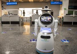 Robot at Kigali International Airport Robot at Kigali International Airport