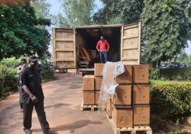 Anambra State Government receiving 265,000 face masks from WHO for YF vaccination teams