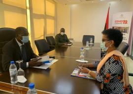 Dra Djamila Cabral em reunião com Ministro de Estado Dra Djamila Cabral em reunião com Ministro de Estado