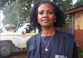 Meet team WHO: Dr Messeret Shibeshi, Immunization Officer